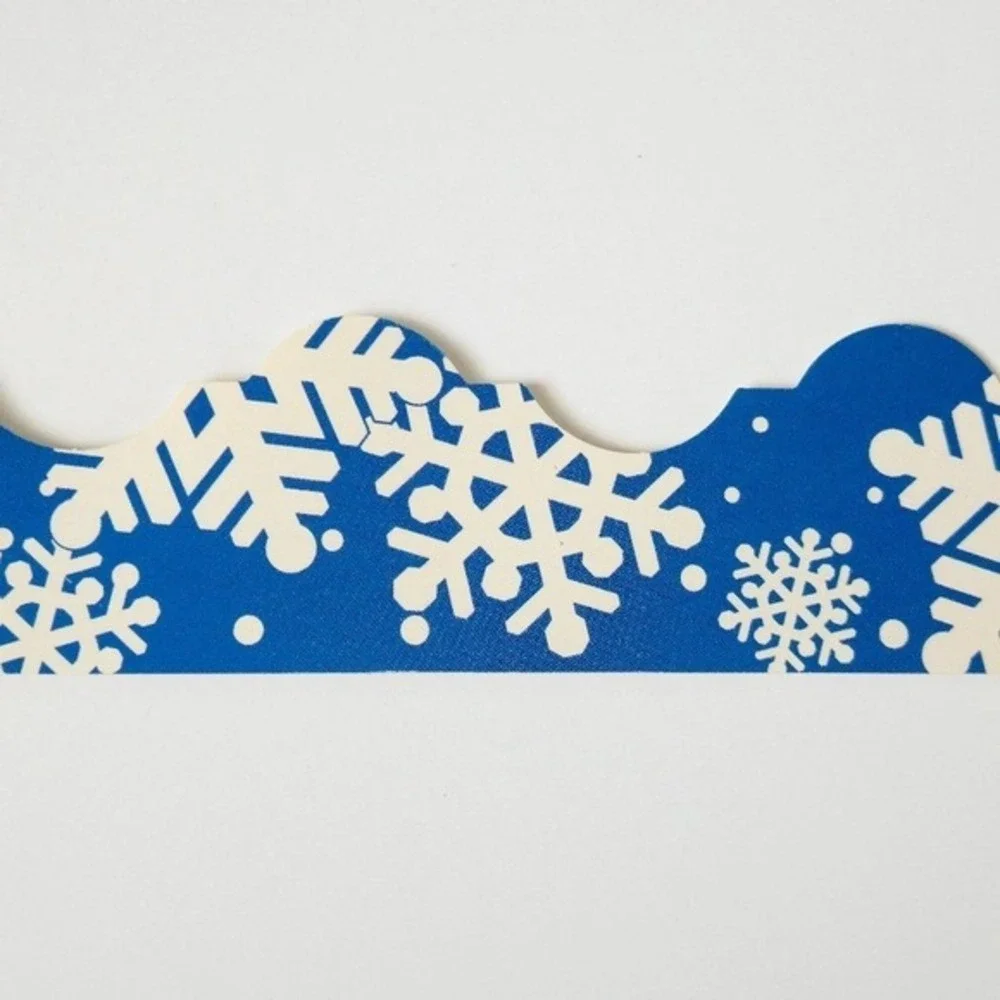 Seasonal Teacher Bulletin Board Border-‎ Spring Floral, Winter Snowflakes, Fall